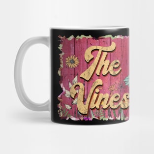 Classic Vines Personalized Flowers Proud Name Mug